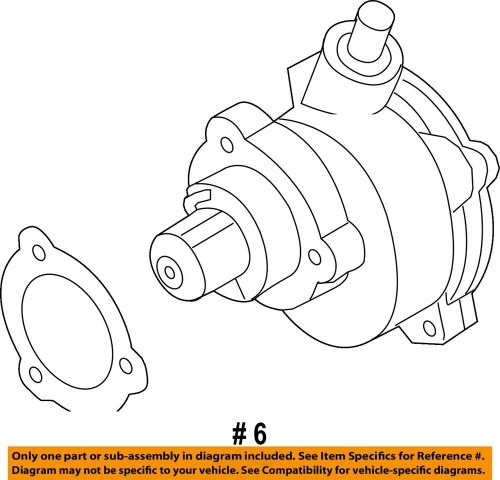 Bmw oem 09-11 z4 turbo turbocharger-vacuum pump 11667558344