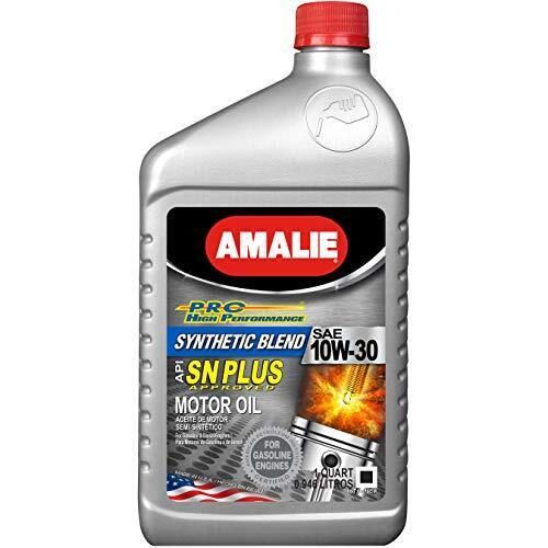 160 75676 56    amalie pro high performance synthetic blend 10w 30   12 quart