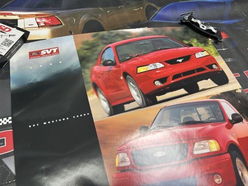 Original 1999 mustang cobra lightning truck &amp; svt contour poster nos ford dohc