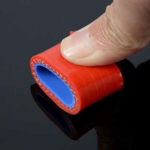 Fit for 25mm - 32mm 90 degree hose turbo silicone elbow coupler piping tube red