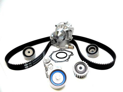 Gates tckwp254a engine timing belt kit w/ water pump