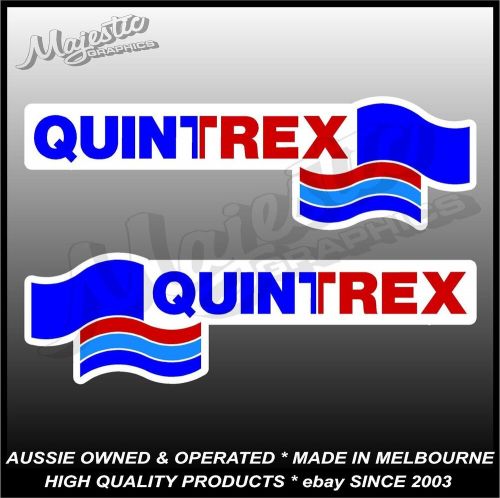 Quintrex - 480mm x 140mm - pair - left &amp; right - boat decals