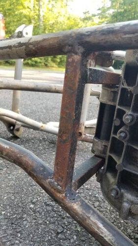 1999 yamaha banshee frame partially cut