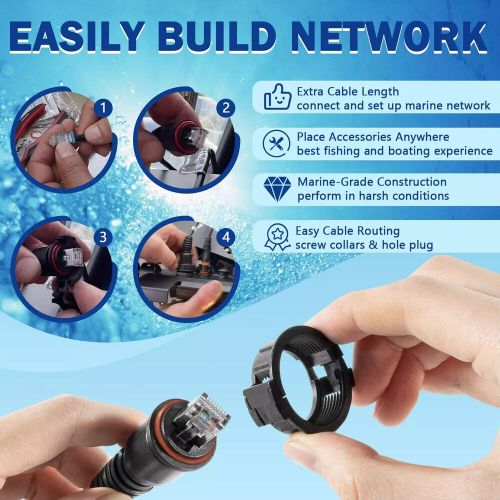 010-10551-00 marine network cable 20 feet compatible with garmin devices rj45