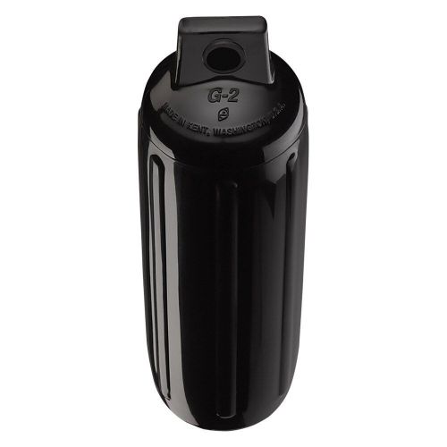 G-2 series 4.5&#034; d x 15.5&#034; l black twin eye cylindrical inflatable fender