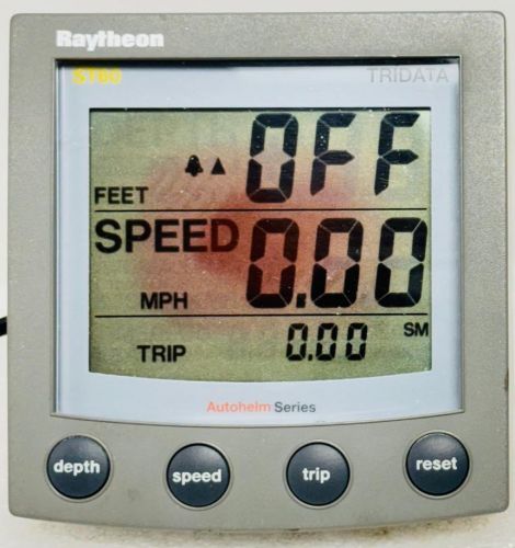 Raymarine raytheon st60 tridata display  a22013