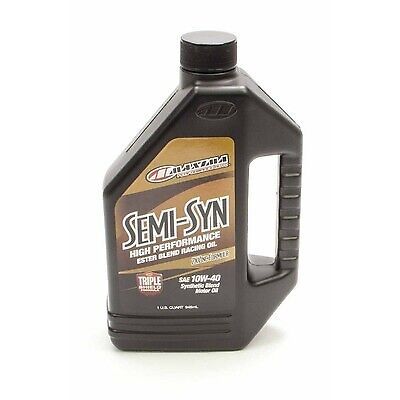 Maxima racing oils 10w40 semi-syn oil case 12x1 quart 39-34901b