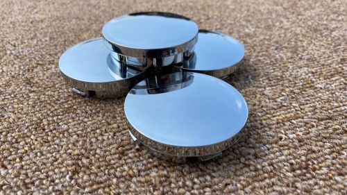 Fit fiat 4x 55mm/50mm universal wheel centre hub cover center caps silver