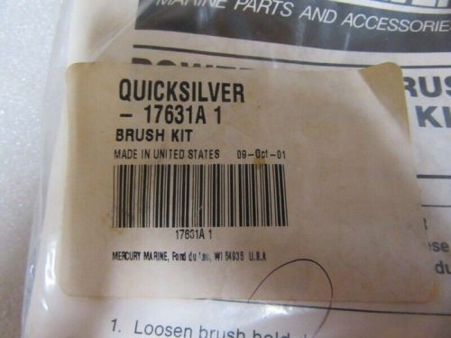 C2b genuine mercury quicksilver 17631a 1 brush set oem new factory boat parts