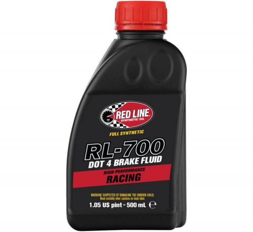 Redline 90405 rl-700 dot4 high performance track / street brake fluid - 500ml