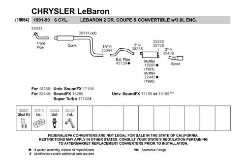 Walker 18169 - soundfx™ steel round direct-fit aluminized exhaust muffler