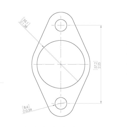 Master cylinder spacer 0.5&#034; (12.7mm) 2pk - suit tilton, ap, girling