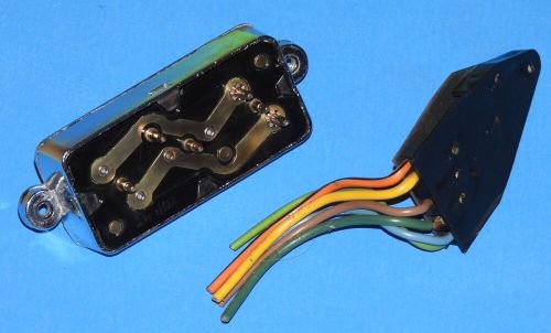 1971-76 cadillac oem 6-way seat switch with pigtail connector - driver side