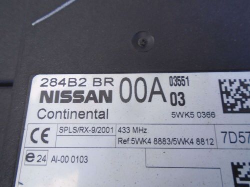 Nissan qashqai ecu kit 1.5 diesel k9k282 2007-2013