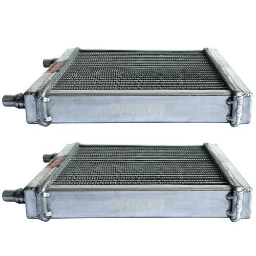 Spawon radiator for chevrolet camaro ss or hd cooling package 2016-21 a pair mt