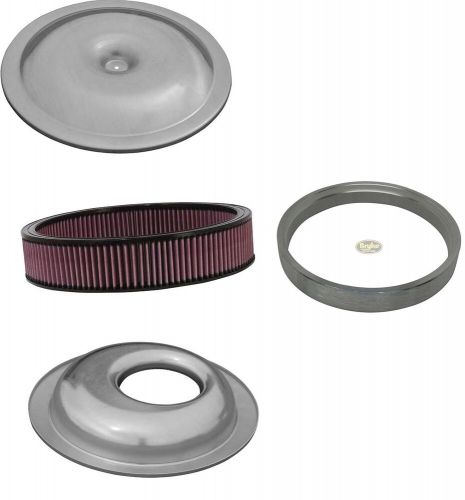 Offset air cleaner housing kit washable 14 x 4 filter sure seal