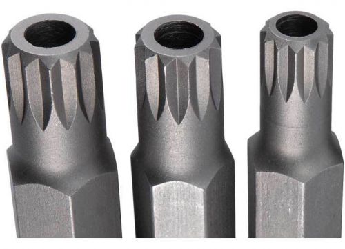 Performance tool w86024 - 9 pc master triple square bit set