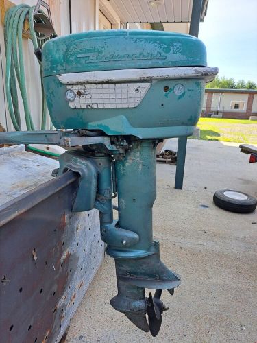 1957 gale buccaneer 12 hp  12d15b vintage outboard boat motor - not running