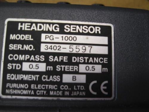 Furuno pg-1000 heading sensor