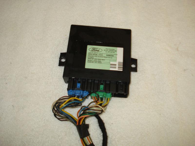 99 00 01 02  ford mercury cougar theft locking control module factory oem