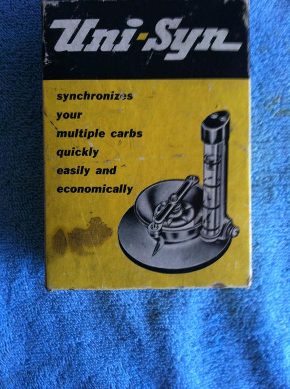 Vintage uni-syn multiple carburetor synchronizer  model a  instructions in box!!