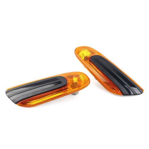 1pair front fender side indicator marker cover for mini cooper f55 f56 f57 14-21