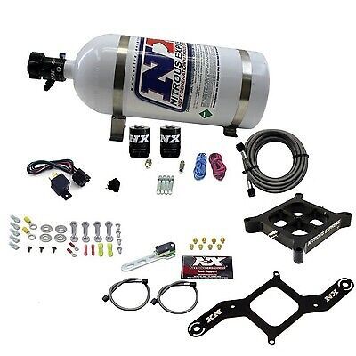 Nitrous express single entry nitrous crossbar plate system 63040-10