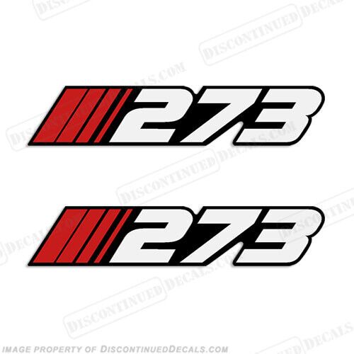 Fits stratos &#034;273&#034; decal (set of 2)