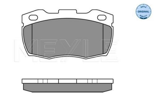 Meyle brake pad set front 68.6mm height braking system fits land rover defender