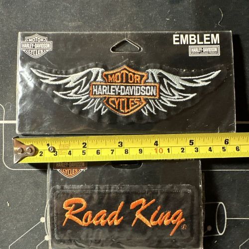 Harley-davidson vest patch big eagle wings/road king motorcycle jacket patchnew