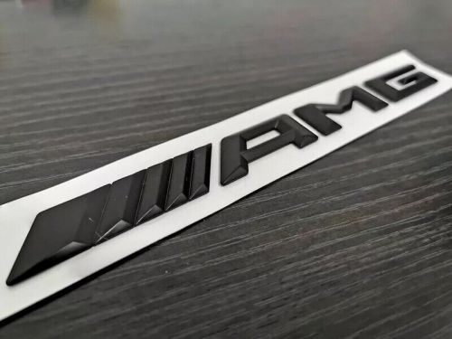 Matt black amg replacement decal badge sticker for mercedes-benz cla 45 117