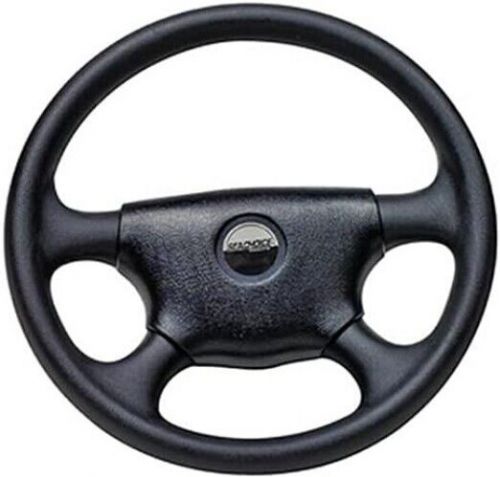 Premium 13-1/2” 4-spoke marine steering wheel - universal fit for boaters