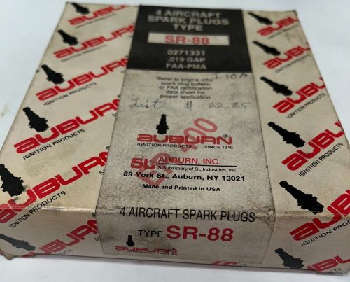 New old stock auburn type sr-88 spark plug part#0271331 - 4 included