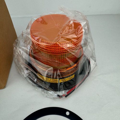 Nivel 0840 amber strobe light assembly 12v-48v for ez go / yamaha golf carts