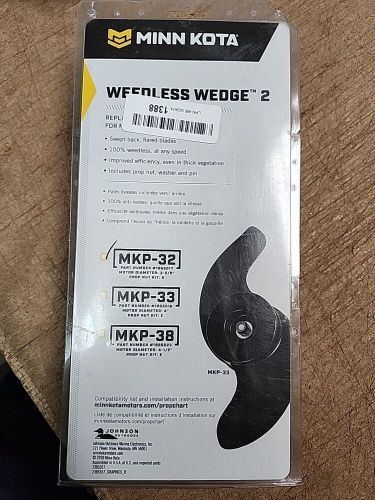 Minn kota mkp-32 1865017 prop weedless wedge 2 new open box