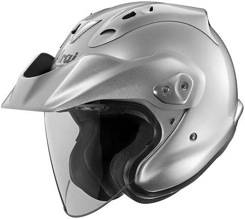 Arai ct-z  open face street motorcycle helmet aluminum silver size small