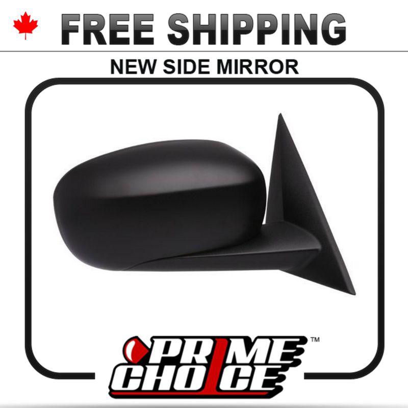 New electric power black passenger side view mirror for dodge charger right door