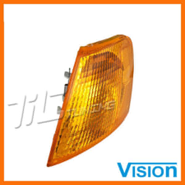 98-01 volkswagen passat left l/h side corner signal light lamp amber lens new