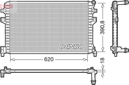 Radiator drm02018 denso 5q0121251ej 5q0121251gb 5q0121251gf 5q0121251hs quality