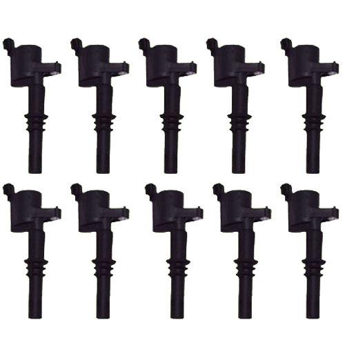 Ignition coil - set of 8 - ford lincoln mercury - 4.6l 5.4l v8 - dg511 - new