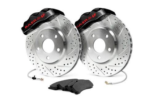 Baer 4301299b chevy trailblazer pro front drilled slotted brake system