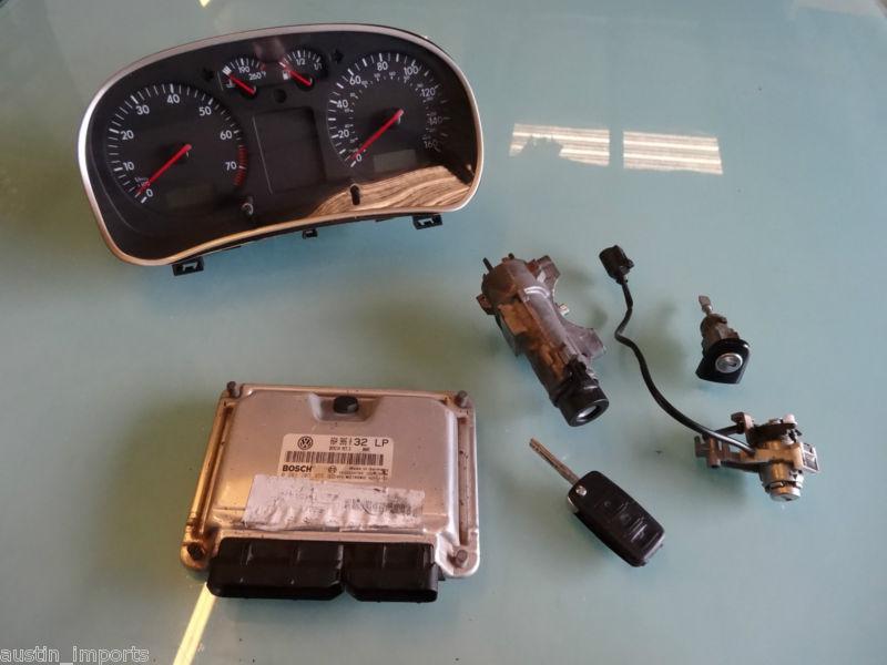 Mk4 vw gli gti 1.8t awp ecu speedometer keys setup manual oem 06a906032 lp -139k