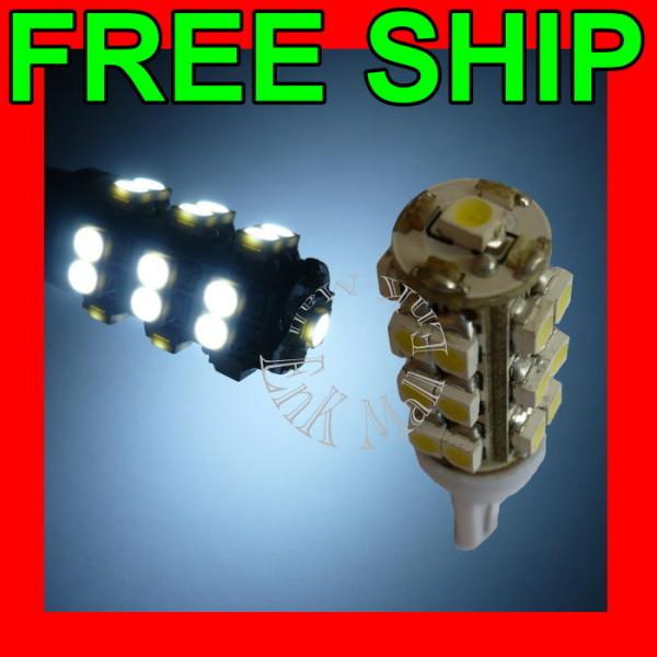 2 x 194 168 w5w 25-smd white high power led bulb light