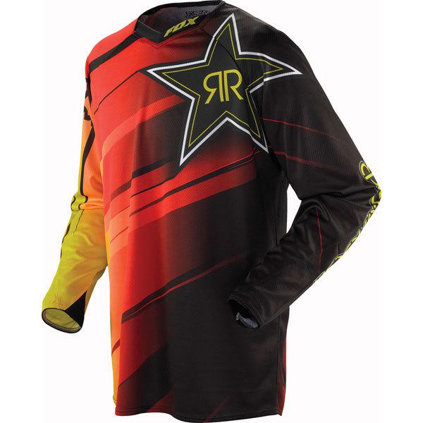 Yellow l fox racing 360 rockstar blur jersey 2013 model