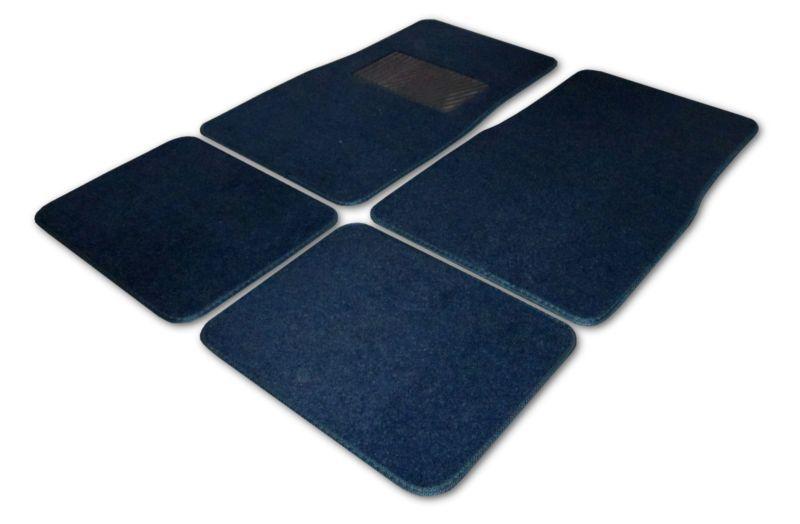 New generation blue 4.3 lb carpet floor mats for honda hyundai kia set #4d 