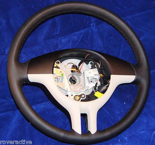 Bmw brand genuine sport z3 2000-2002 steering wheel black & white brand new