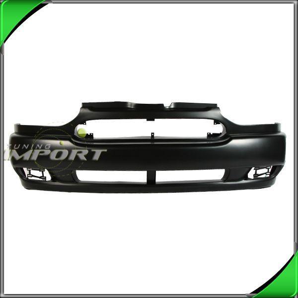 99-00 nissan quest gxe front bumper cover raw matte black plastic non-primered