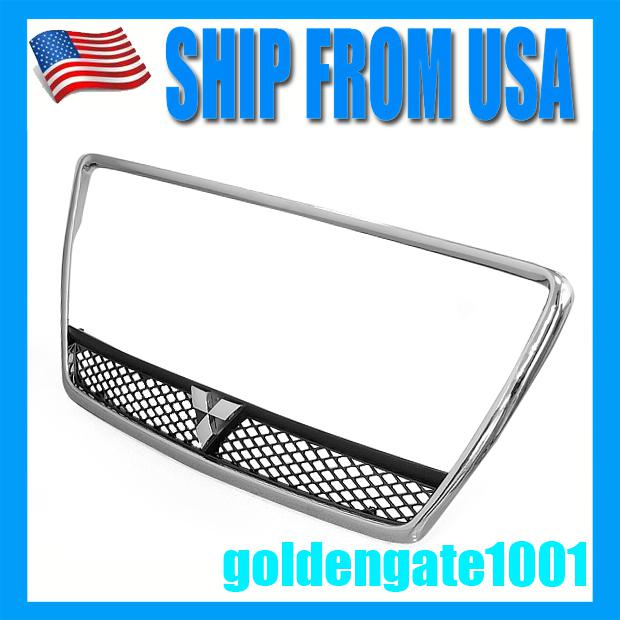 Us front grille around bumper fender duct grill emblem for 2008 - 2011 lancer