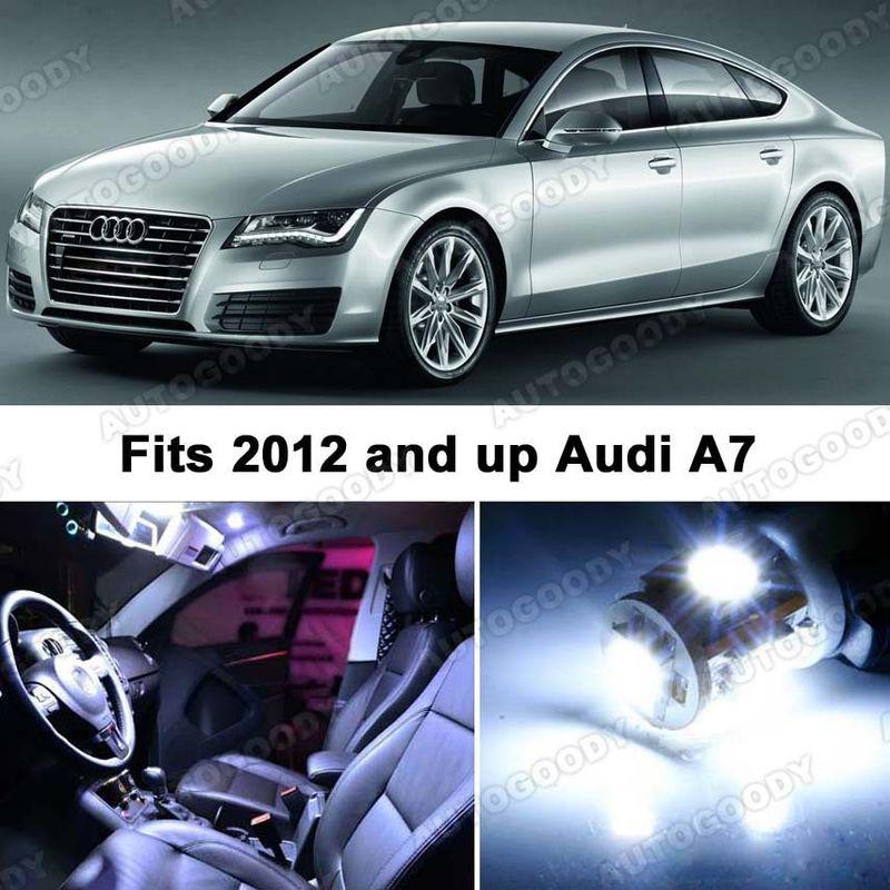 Audi a7 white led lights interior package kit 4g