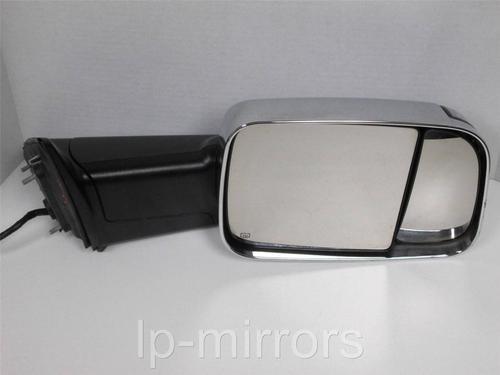 09 10 11 12 dodge ram tow towing mirror oem passenger right side chrome signal